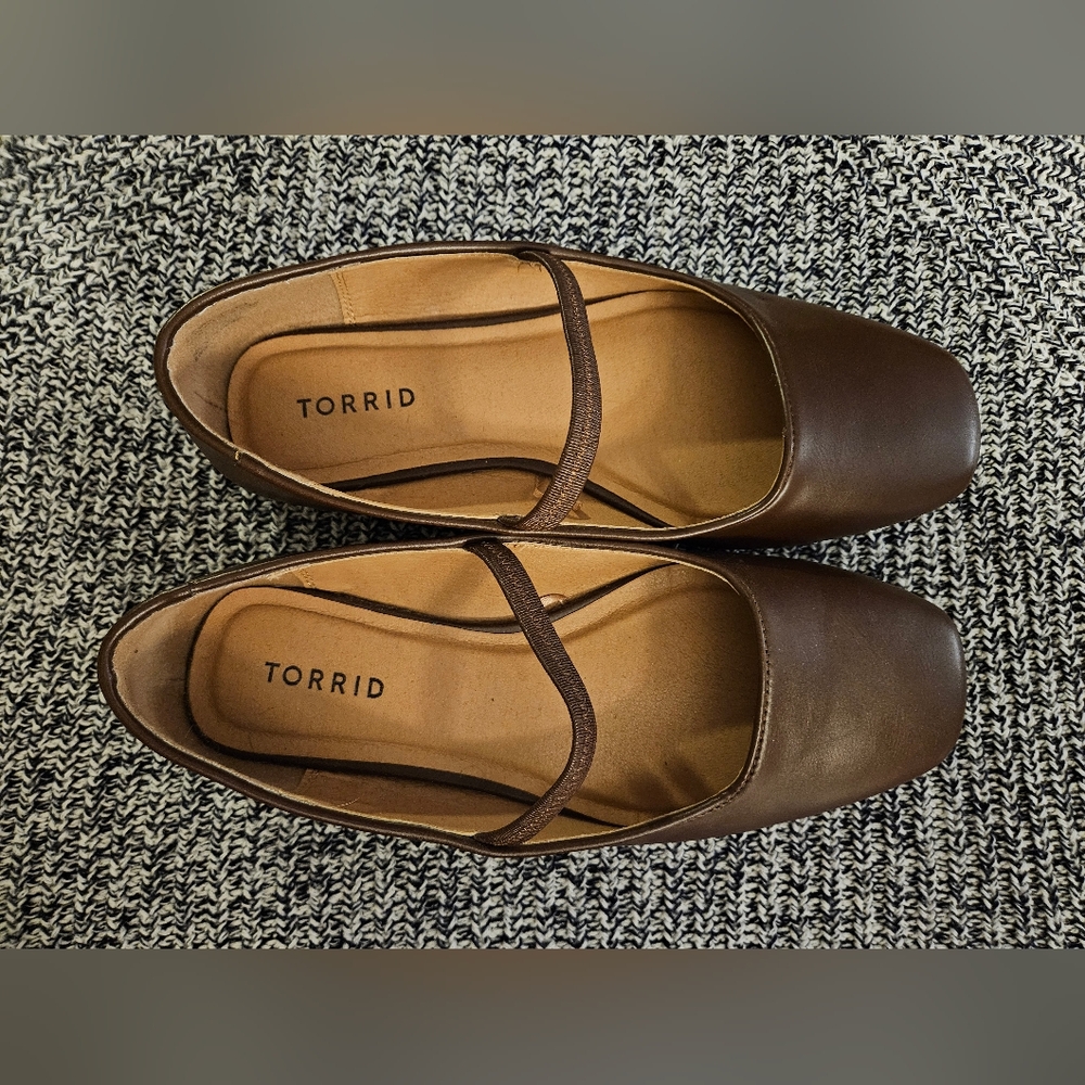 Brown Torrid Square Toe Mary Jane